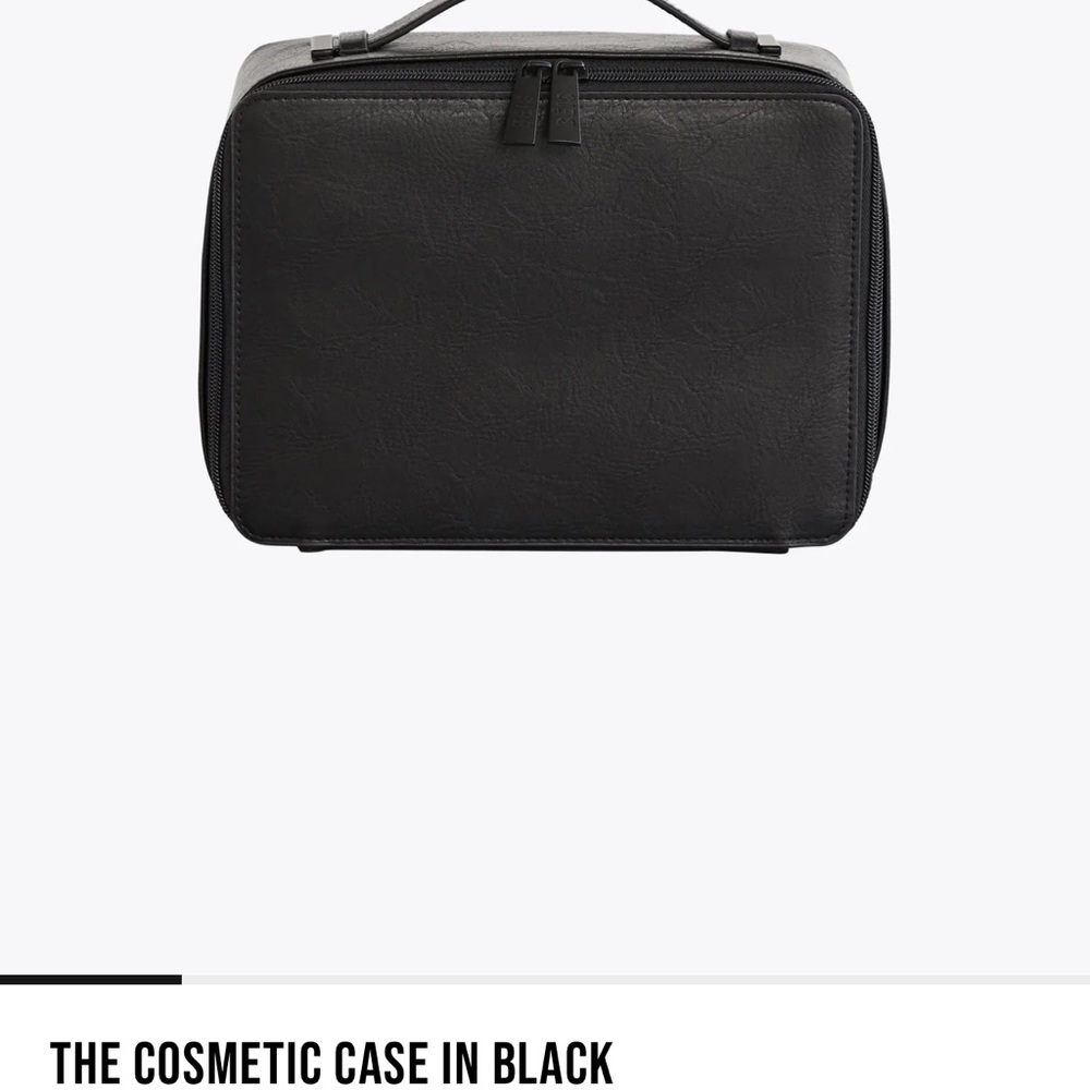 The Cosmetic Case 
in Black